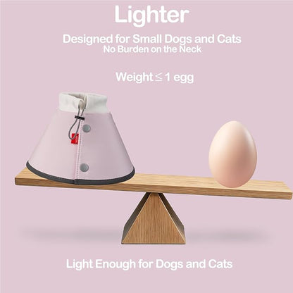 Dog Cone Collar After Surgery, Adjustable Soft Recovery Cone for Small Dogs to Stop Licking, Comfortable Pets Collar for Dogs Anti-Bite Lick Protective Wound