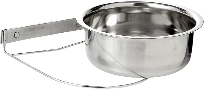CLASSIC Pet Products Steel Bolt Clamp Coop Cup, 1900 ml