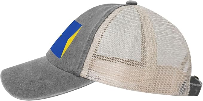 Classic Wormer vlag Denim mesh Cap Truck Driver Baseball hat Breathable Adjustable dad caps Black