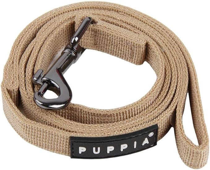Puppia Two Tone Dog Lead Strong Durable Comfortable Grip Walking Training Leash for Small & Medium Dog, Pink, Large