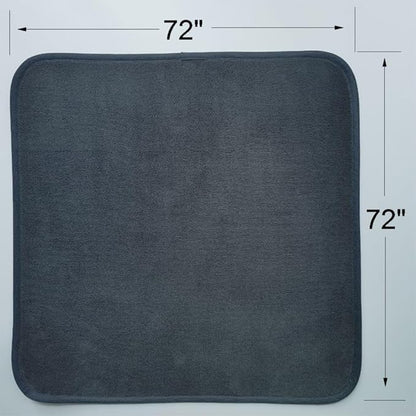 Dog Pee Pads Reusable 72x72 Inch, Fast Absorbent Puppy Pads with Washable, Waterproof, Non Slip, Quick Dry Dog Pads for Puppy Pen