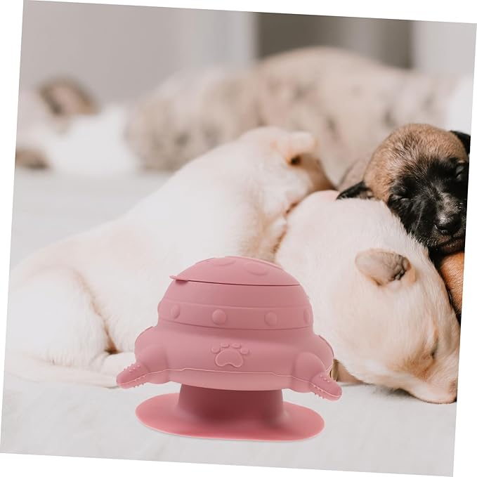 Silicone Puppy Milk Feeder Bowl with Teats for Nursing Puppies and Kittens Slow Feeder Dog Bowl Pet Feeding Station for Puppies and Pets