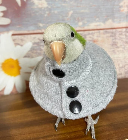 Adjustable Recovery Bird Cone Collar, Elizabeth Protective Collar, Safe and Practical Neck Sleeve for Preventing Bite and Licking Wound Healing with Snap Fastener Random Color(Small)