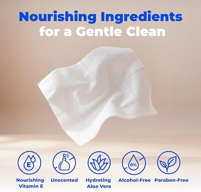 Best Pet Supplies 8" x 9" Large Unscented Dog Wipes - Cleaning and Deodorizing for Paws and Coat - Gentle Formula with Aloe Vera Vitamin E for Puppies and Cats - 400 Count