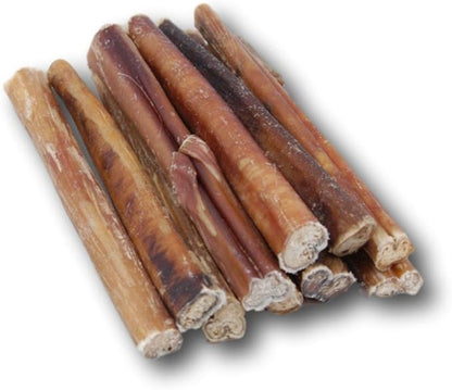 Top Dog Chews 6" Bully Sticks - 25 Pack, 1.3 LB Bag, All Natural, Roasted, Sourced from Free Range Beef, High Protein, Low Fat Dog Chews for Healthy Teeth, Gums & Chewing Satisfaction.
