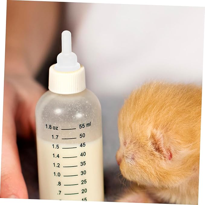 ibasenice 40Pcs Safe Silicone Pet Feeder Nipples Replacement Pacifiers for Kittens Puppies Rabbits and Animals Healthy Feeding Supplies for Pet Milk Bottles