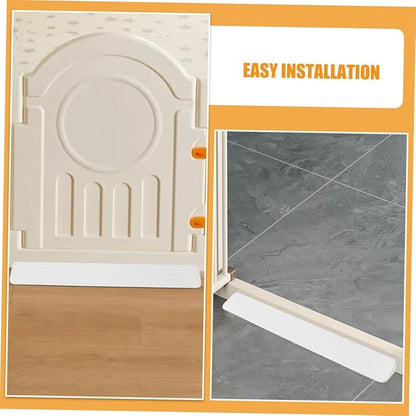 BESPORTBLE 2pcs Fence Skirt Board Doorway Ramp Safety Fixator for Stair Gate Pet Barrier Easy to Install Slip