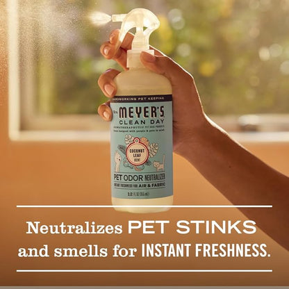 MRS. MEYER'S CLEAN DAY Pet Odor Neutralizer, Coconut Leaf Scent, 12oz