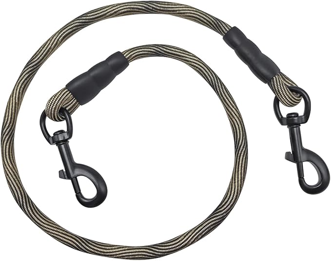 BTINESFUL 3FT Dog Tie Down, Nylon Rope Short Dog Tether Indoor Training Safety Vehicle Tether for Large Medium Strong Puppy