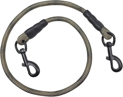 BTINESFUL 3FT Dog Tie Down, Nylon Rope Short Dog Tether Indoor Training Safety Vehicle Tether for Large Medium Strong Puppy