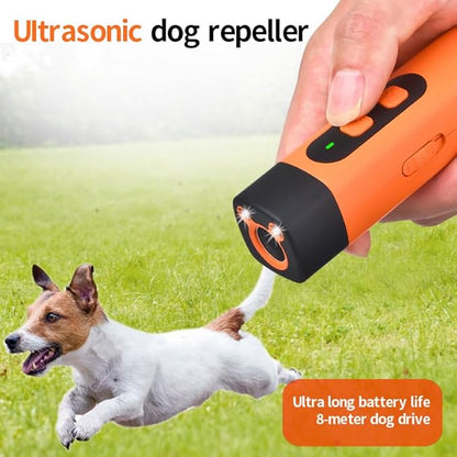 2026 Dog Bark Deterrent,Rechargeable Sonic Dog Repeller,Safe 25KHz Sonic Frequency Transmitter,Anti Bark Device for Dogs,50ft Range Professional Dog Training Tool,LED Indoor/Outdoor Barking Silencer.