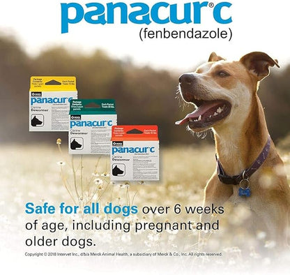 Panacur C Canine Dewormer, Net Wt. 12 Grams, Package Contents Three, 4 Gram Packets (4-(Pack))