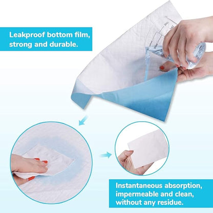 120-Count Extra Large Dog Pee Pads Puppy Pads XL, Thicker Design for Super Absorbent and Leak Proof Dog Pads, Disposable Potty Training Pads for Dogs, 28x34 Inches (Blue)