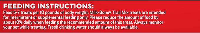 Milk-Bone Trail Mix Dog Treats, Real Beef & Sweet Potato Flavor, 9 Ounces (Pack of 6)