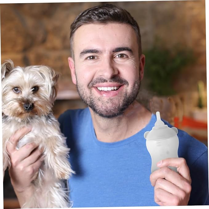 Levemolo Silicone Breast Feeder for Dogs Cats Puppy Milk Feeder Pet Feeding Bottle Easy to Use and Clean