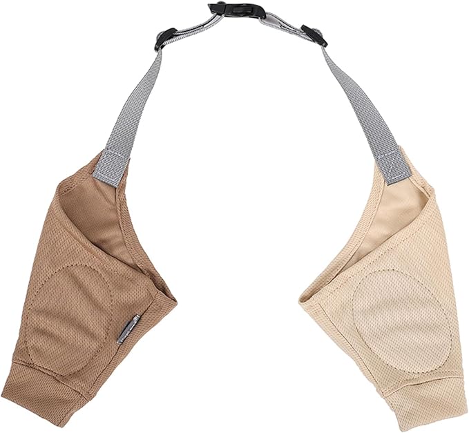 HDKUW Dog Elbow Protector for Calluses, Recovery Suit for Front Legs, Cone Collar Alternative to Stop Licking Wounds, Cover Sleeve for Small Medium Large Dogs - Brown M