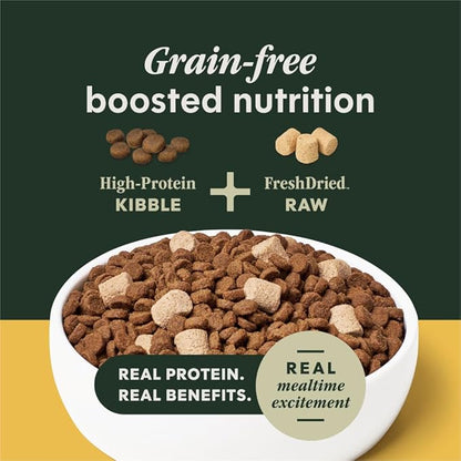 Instinct RawBoost, Natural Dry Dog Food with FreshDried Raw, High Protein, Grain-Free Recipe - Real Chicken, 10 lb. Bag