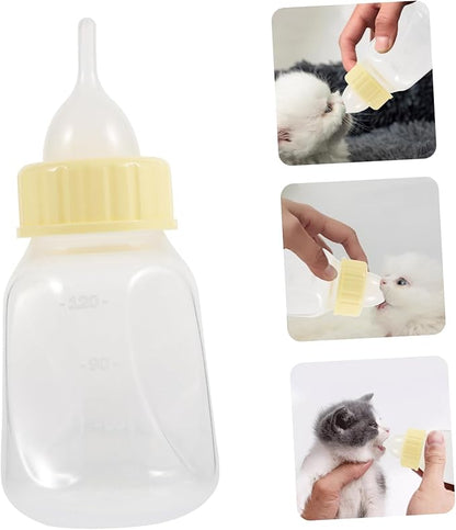 Happyyami Dog Cat Pet Nursing Bottle Set Puppy Bottle Feeder Pet Pacifier for Kitten Puppy Milk Feeder Reusable Nursing