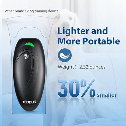 Dog Barking Control Devices 3 Modes Ultrasonic Dog Training and Anti-Barking Device Rechargeable Dog Barking Deterrent Devices,Alternative to Anti bark Collar,Barking Silencer Indoor and Outdoor