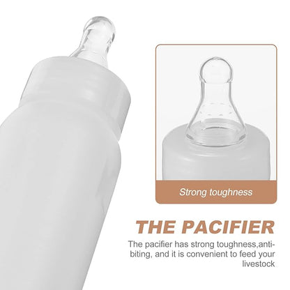 POPETPOP 6 Pack 250ml Pet Bottle Feeder Milk Replacer for Lambs Calves Puppies Design