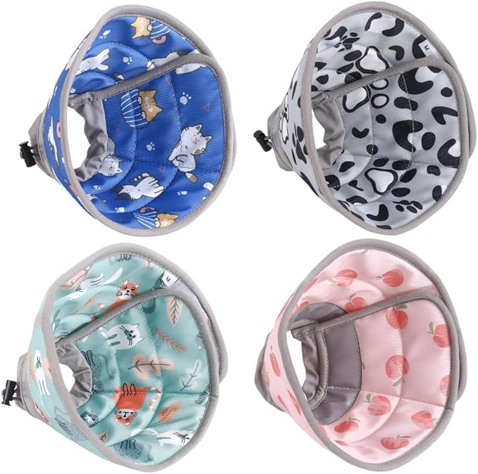 REDYY Pets Collars,Pet Recovery Collar Comfortable Light Weight Collar Protective Regulable Collar for Dogs and Cats, Soft and Permeable