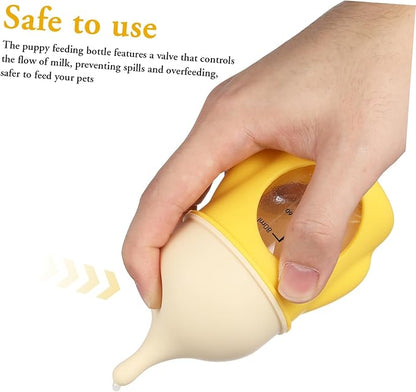 GANAZONO Pet Nurser Bottle Kitten Bottle for Newborn Puppies and Kittens Dog Milk Small