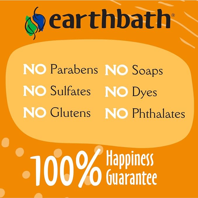 earthbath, Oatmeal & Aloe Dog Shampoo and Conditioner Oatmeal Shampoo For Dogs - Itchy, Dry Skin Relief, Dog Wash, Made in USA, Dog Conditioner, Fragrance Free Pet Shampoos - 16 Oz (1 Set)