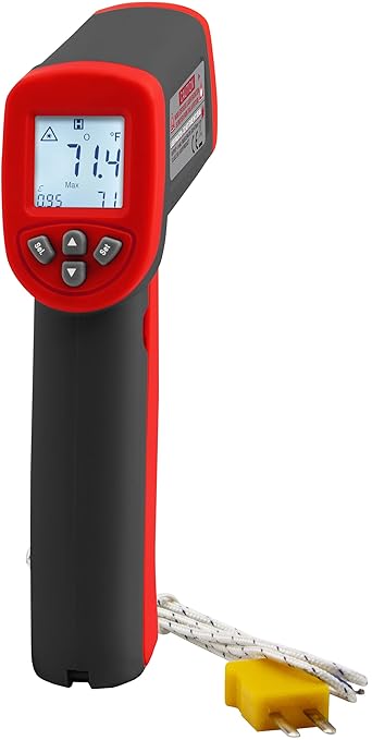 Triplett IRT227 12:1 Single Input Type K/J Thermometer, -58 to 1112°F (-50 to 600°C)