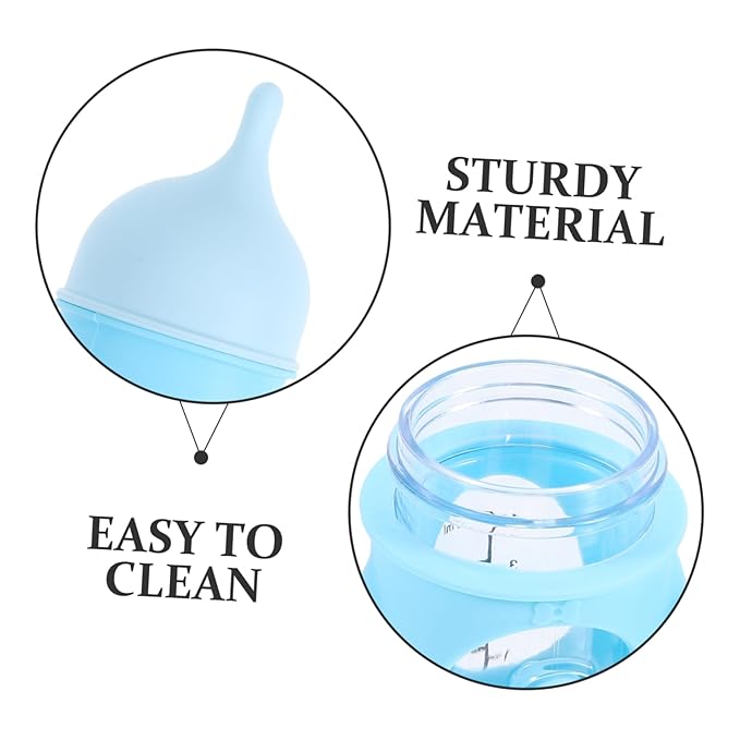 Hemoton Mini Pet Feeder Kitten Nipples Portable Nursing Bottle for Newborn Kitten Milk Feeder Measurement