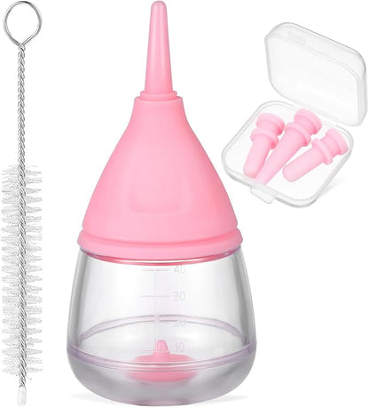 Ipetboom Kitten Bottle Pacifiers Milk Feeder Puppy Feeding Pet Feeding Pacifier Puppy Bottle Kitten Bottles for Newborn Puppy Feeding Bottles - 6 Piece Set Pet Baby Bottle
