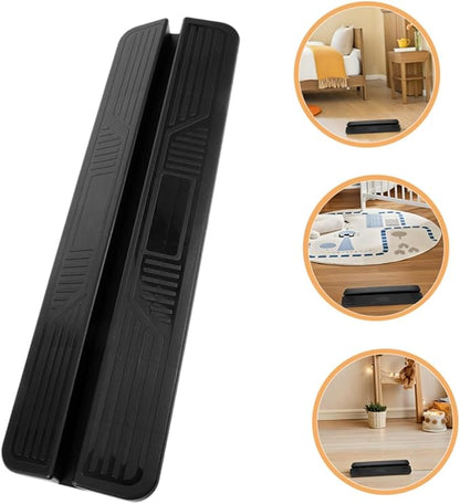 Amosfun Safety Gate Pedal Accessory Plate for Door Threshold Ramp Boy Girl and Pet Fence Reinforcement Strip Easy Installation for Stairway Guardrail Gap and Protection