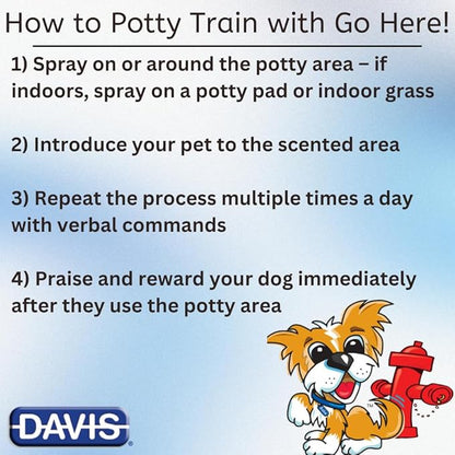 Davis Go Here Potty Training Aid, 22 oz
