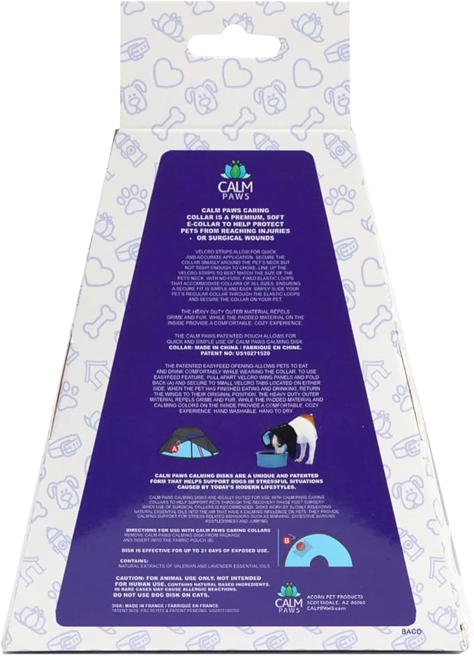 Calm Paws Dog Caring Collar W/Calming (Small)
