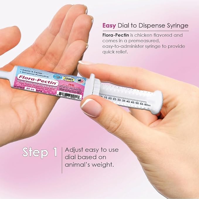 Oral Paste for Dogs & Cats-Helps Reduce Occasional Loose Stool & Diarrhea, Balance Gut pH, Support Normal Digestion & Intestinal Flora-Fast Acting (60 CC - Tasty Chicken Flavor) - 2 Pack