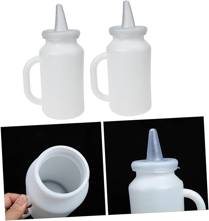 2pcs Nursing Bottle for Calf Kitten Calf Milk Bottle Pet for Livestock