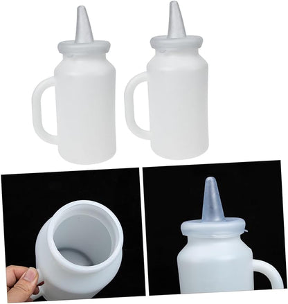 2pcs Nursing Bottle for Calf Kitten Calf Milk Bottle Pet for Livestock