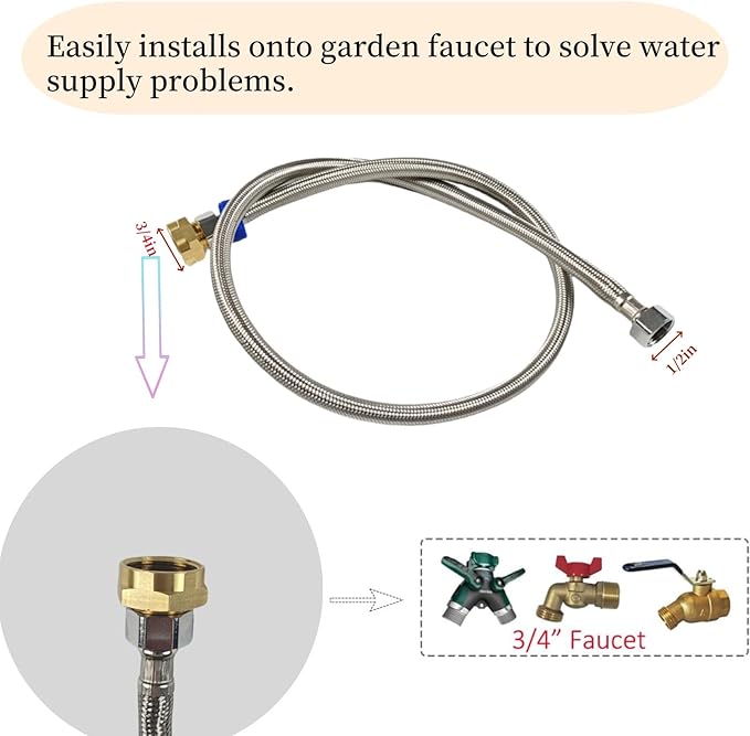 Small Automatic Water Dispenser for Dog,Automatic Fill,304 Stainless Steel with Drain Hole and 4 Support Spacers for Chicken, Ducks, Geese, Dog, Cat and Livestock