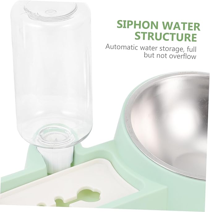 Dog Water Bowl Stainless Steel Portable Pet Feeder Food Container for Pet