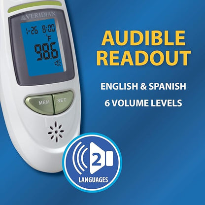Veridian Talking Ear & Forehead Infrared Thermometer