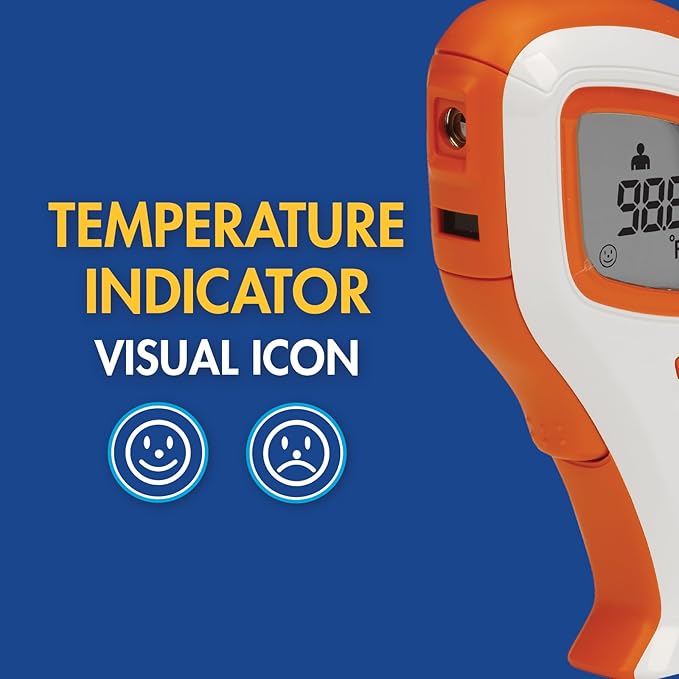 Veridian Healthcare Forehead Touch-Free Infrared Thermometer | Non-Contact | Body & Object Measurements | Instant Results | Fever Indicator