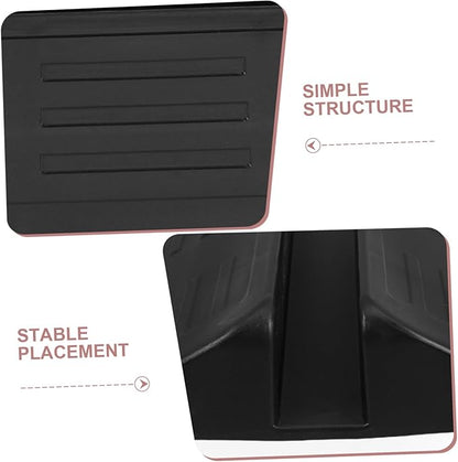 Gate Ramp Support Feet Easy Installation Protective Barrier for Stairways Doorways Portable Durable Safety Foot Pedal for Pet Gates Black