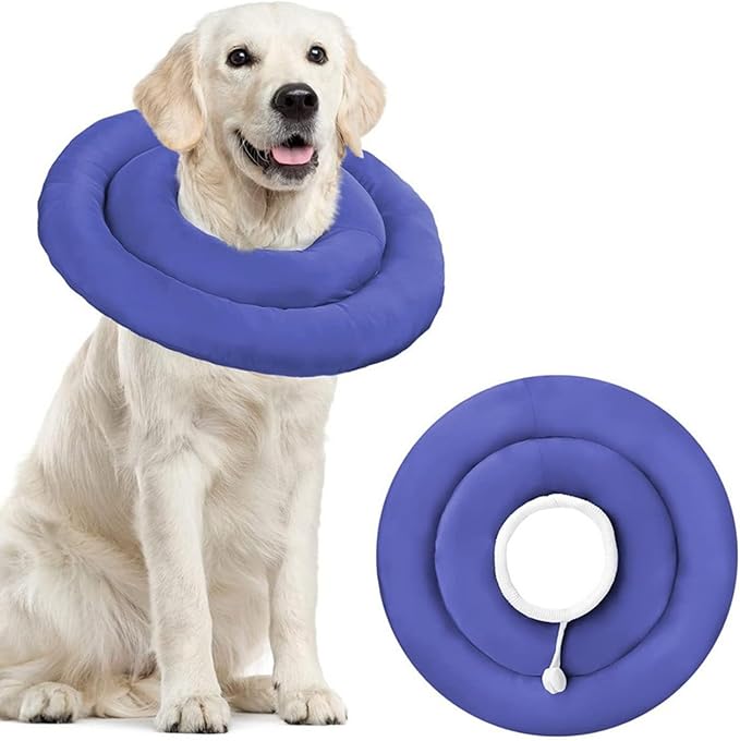 Soft Dog Cone Recovery Collars & Cones After Surgery for Small,Medium Dogs,Dog Cone Collar with Unobstructed View,Protect Pets from Licking Wounds,Soft and Comfortable, Reduce Anxiety(XL)