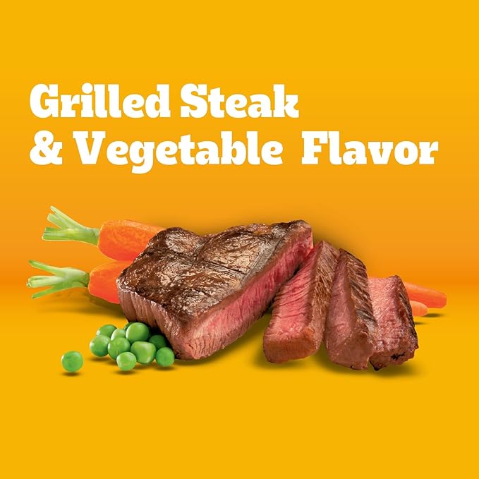 Pedigree Adult Dry Dog Food, Complete Nutrition, Grilled Steak & Vegetable Flavor, 18 lb. Bag