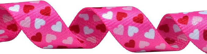 Mihqy Dog Collar - Adjustable Heart Dog Collar - Love Theme - Perfect for Small Medium Large Dogs(Pink Heart,S)