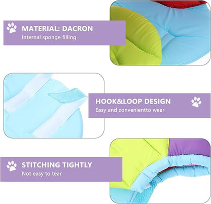 POPETPOP Flower Shaped Elizabethan Collar for Dogs Size L - Lightweight No Lick Protective Recovery Neck Cover for Post Surgery and Injury Care