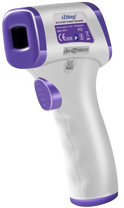 eZthings Thermometer Heavy Duty Infrared Forehead Non-Contact for Medical Offices, Hospitals, Physicians