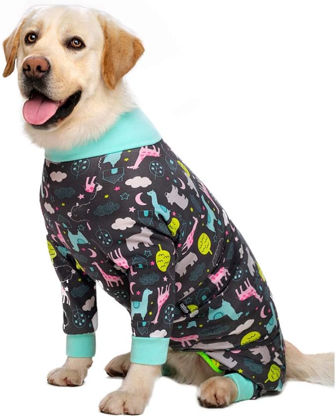 Surgery Recovery Suit Female Male for Dogs After Surgery Medium Large Dogs Onesie,Lightweight Dog Recovery Suit for Shedding Prevent Licking Surgical Wound,Dog Pajamas Pjs,Full Belly