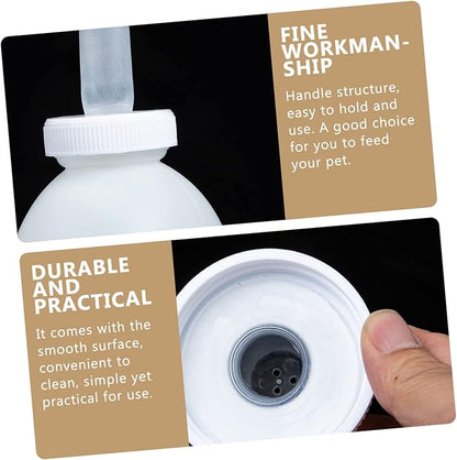 2pcs Calf Feeding Bottles Silicone Newborn Bottle for Dog Feeder for Puppy