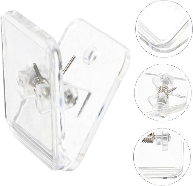 Yardwe 6pcs Transparent Dog Pee Pad Holder Tray Indoor Potty System for Dogs Adhesive Backing for Secure Fit Versatile Puppy Training Pads Holder Easy to Install and Clean