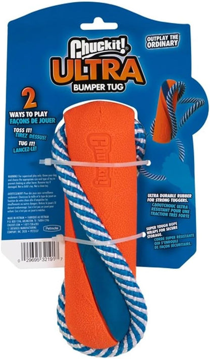 Chuckit! Ultra Bumper Tug Dog Toy,Orange,Medium